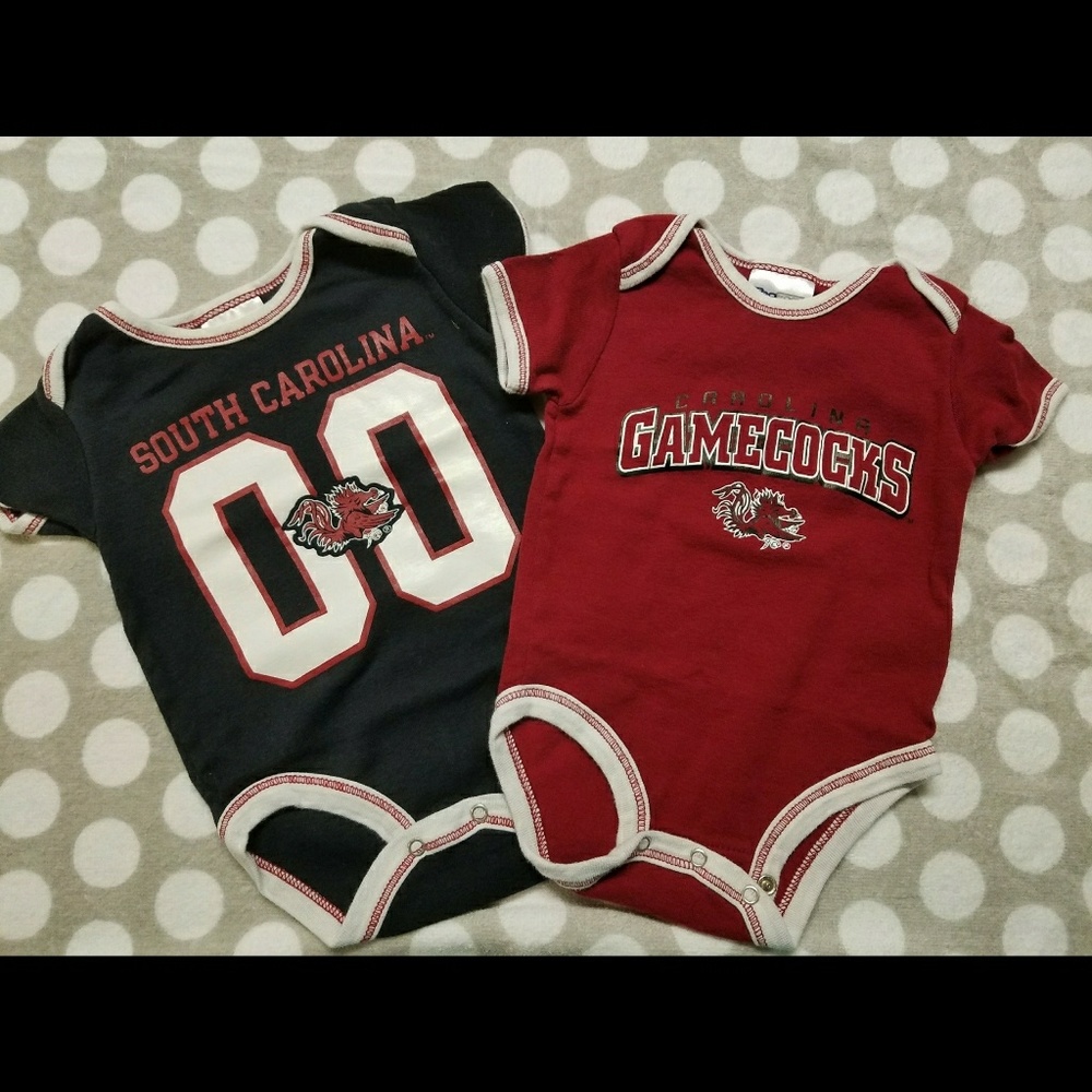 🖤 5 for $25 SC Gamecocks Onesies